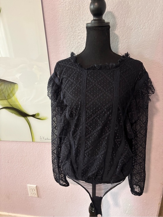 Intimately By Free People Tops - New Intimately by Free People black lace bodysuit size medium